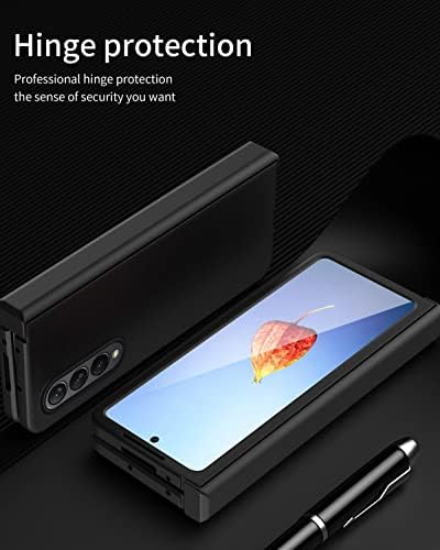 Калъф Galaxy Z Fold 4, Шарнирная Сверхпрочная защита, Твърд калъф за PC със защитно фолио за екрана, пълна защита за Samsung Galaxy