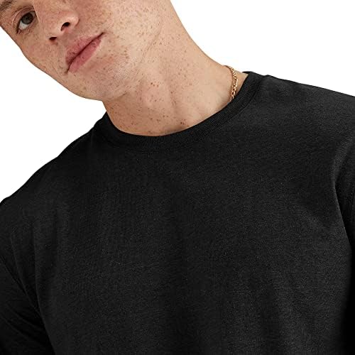 Мъжка тениска Hanes Originals с дълъг ръкав, лека тениска от Трехслойного Джърси за мъже