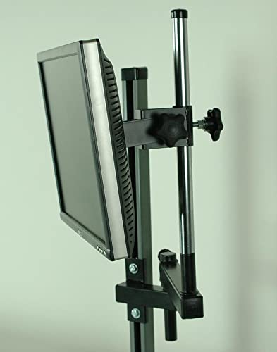 Поставка за монитор с плосък екран Stackbin 4-FMA-Key-M с Поставка за клавиатура и мишка за Работния плот, 1 х 10 Завъртане