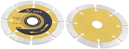 Нов Lon0167 2 бр. Мраморни Керамични дискови фрези granit-e за надеждна, ефективна рязане диамантен трион 114 mm x 20 mm x 1,8 mm (id: