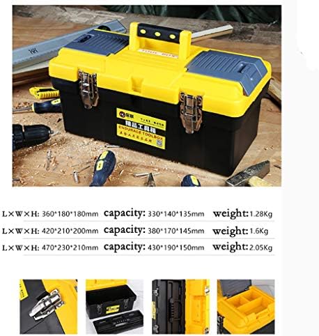 ZSHLZG Инструменти Метална Тока За дома, дръжка за кола, Двойна Кутия за съхранение (Размер: 47 см, 23 см на 21 см)