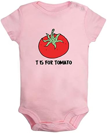 iDzn T е предназначен За Забавни костюми Tomato, Боди За новородено, Красиви Тела за бебета, Цельнокроеная облекло за бебета 0-24 месеца