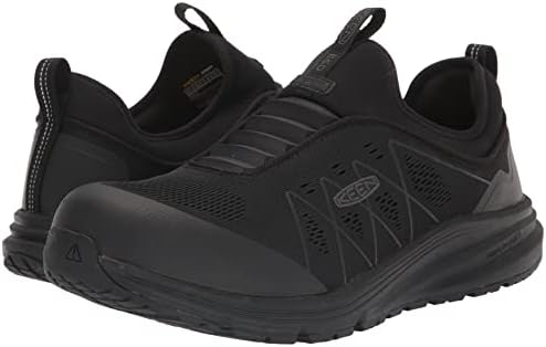 KEEN Utility Мъжки индустриална Работна обувки Vista Energy Shift с ниско Композитным пръсти ESD Slip on Без закопчалка