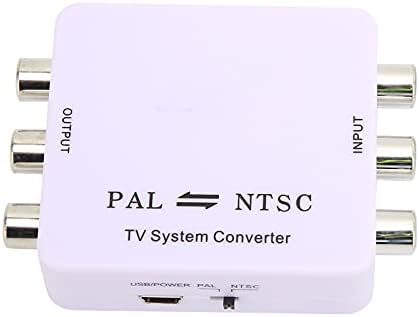 Qiilu Конвертор Pal на Ntsc Конвертор файлови формати Pal Ntsc Abs Конвертор файлови Формати Pal Ntsc Mini Конвертор на Взаимно преобразуване Pal Ntsc Адаптер за DVD Плеър и Рекордер и Р?