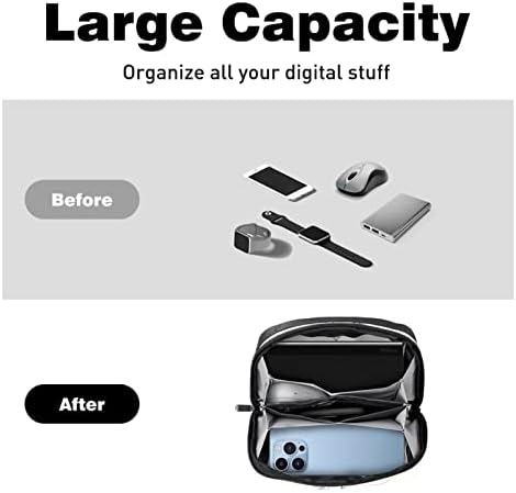 Органайзер за електроника с рисованным модел Love, Водоустойчива чанта за съхранение на кабела и кабела за пътуване, за дома, Калъф
