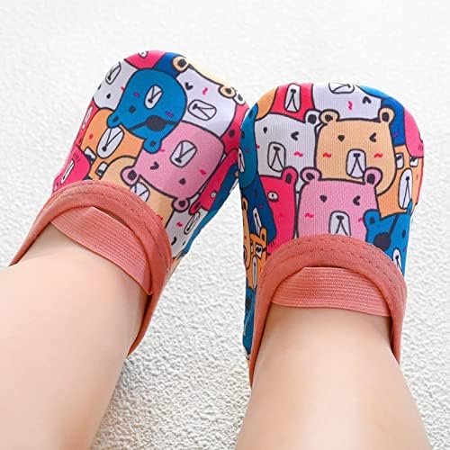 LANGAO/Чорапи На пода с шарките на животни за най-малките момчета и момичета, Чорапи за гмуркане бос, нескользящая Обувки XXS-L