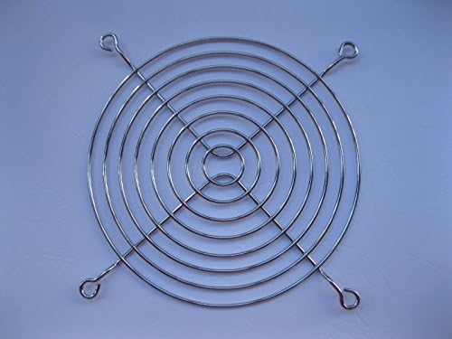 4 бр. защита решетка на вентилатора dc сребриста метална защита за пръстите, използвана за фен на 120x120 mm 12 см