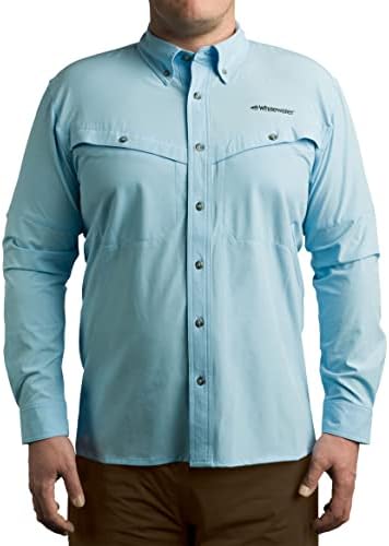 Лека, Впитывающая Влагата Риболовна риза Whitewater с Дълъг ръкав UPF 50