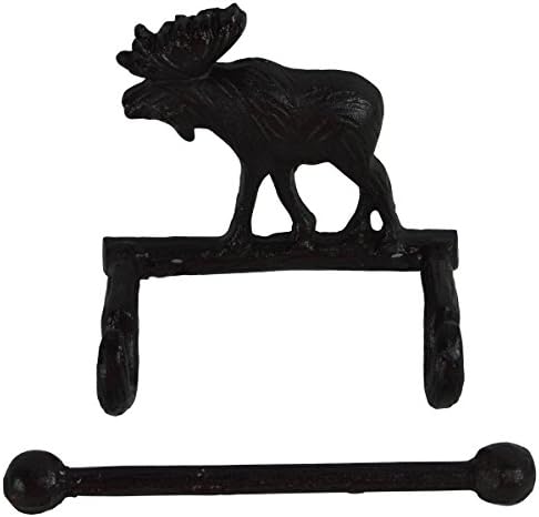 Съкровище Гуру Метална конзола за Монтиране Бул Moose TP Притежателя на Ролка Тоалетна Хартия, Непринуден Декор За Баня Кабини