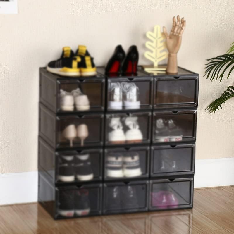 Странична кутия за обувки, Дебели Шкаф за съхранение, а обувките Стенни кутия за съхранение на спортни обувки (Цвят: D, размер: 34 * 25 * 18 см)