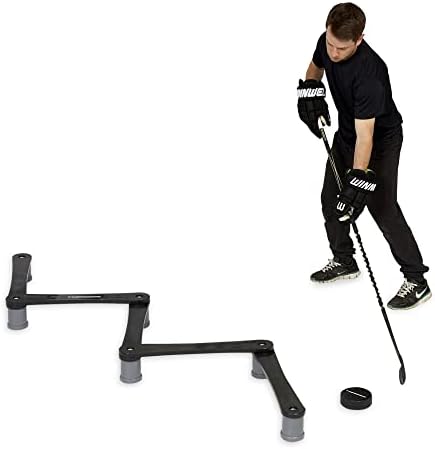 Winnwell Hockey Basic Stickhandling Aid - Симулатор за работа с клюшкой, подходящ за игра на леда и извън него, като подобрява