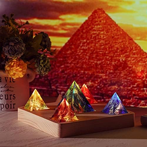 Преспапиета с Лечебни Кристали канпура, Пирамида От Лечебни Кристал Със Скъпоценни Камъни, Миниатюрна Фигурка Охлюви От арт Стъкло,