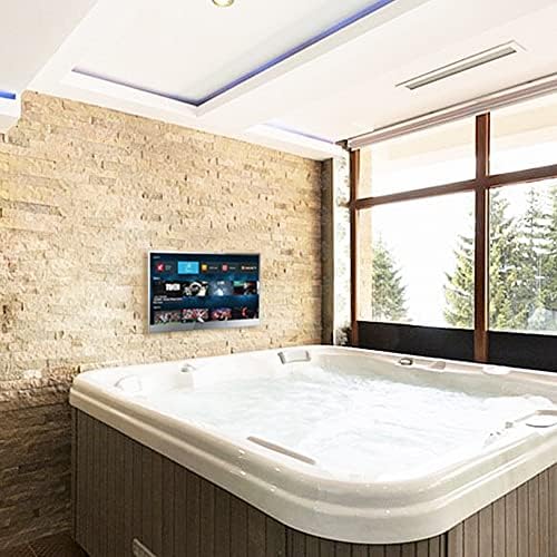 Soulaca 22 инча Умно Магическо Огледало за баня Led Tv За Душата Водоустойчив WebOS Full HD (ATSC) Тунер, Wi-Fi и Bluetooth с вграден Алекса