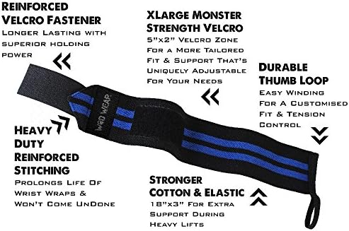WOD Носят Ластични ленти за китките, за да пауэрлифтинга, силови тренировки, бодибилдинг, Ски-тренировка, олимпийското вдигане