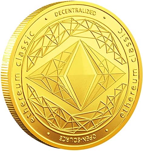 Възпоменателни монети Bitcoin (БТК) Ethereum (ETH) Litecoin (LTC) Dogecoin (Doge) в рамките на защитен калъф - Защитни колекционерски подаръци. | Блокчейн-криптовалюта | Chase Coin