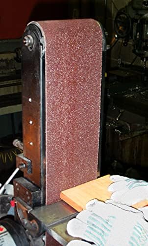 Шлифовъчни ленти Sungold Abrasives Industrial X-Weight от алуминиев оксид с шкурка 220 (3 броя/кутия), 6 x 48 инча.