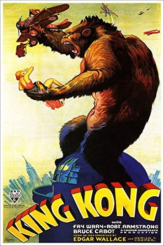 Американските подарък услуги - Ретро Постер на филма Кинг Конг 3-24x36