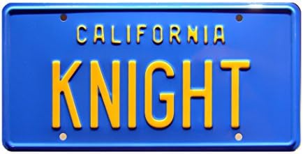 Машини Известни Личности Knight Rider | Рицар | Метална Щампа Регистрационен Номер