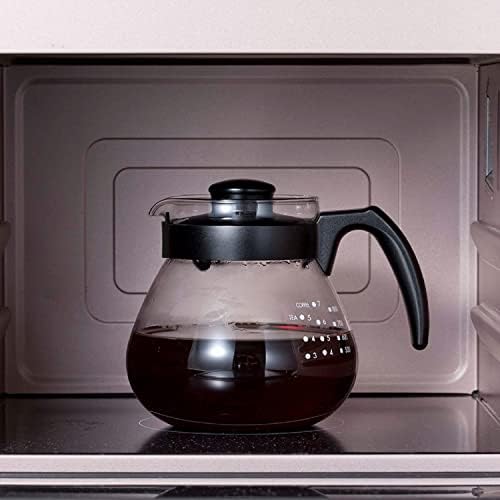Кафе услуга HARIO TCR-100-B, Anna, Може да се използва в микровълнова фурна / миялна машина, 33,8 течни унции (1000 мл), Произведено
