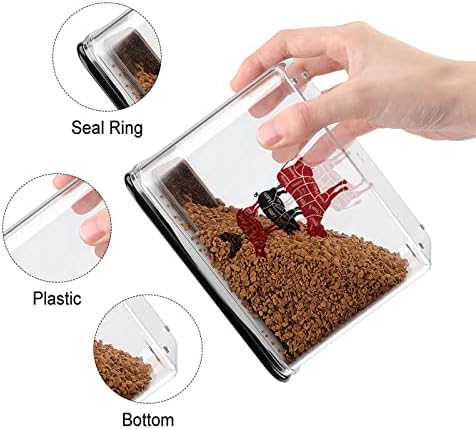 Схеми за нарязване на месо Пластмасова кутия за съхранение на Контейнери за съхранение на храна с капаци банка за ориз строга кофа за организиране на кухня