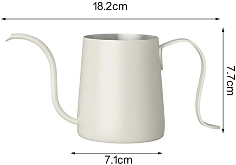 Кана за кафе XDCHLK Gooseneck от неръждаема стомана, Заварочный кана за кафе с върха (Цвят: C Размер: 18,2 см x 7,7 cm x 7,1 см)