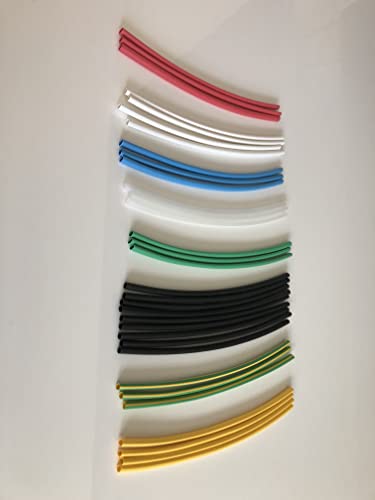 Термосвиваеми Тръби с Различен Цвят 3,7 мм, Вътрешен Диаметър 8Всяка
