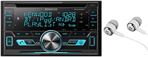 Авто стереоприемник Kenwood с двоен DIN-съединител CD/ MP3 / USB, Bluetooth AM / FM, Съвместимост с аудио система с висока резолюция на Пандора
