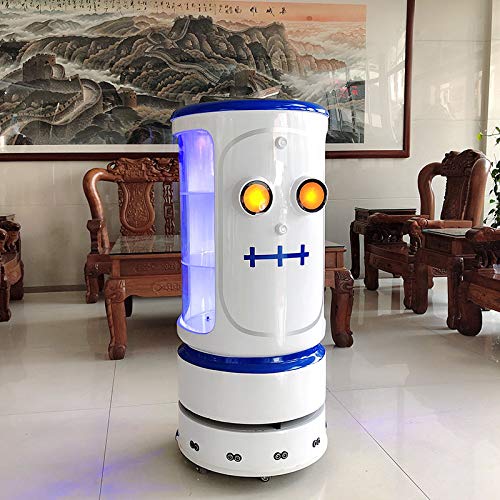 Робот за доставка на храна в ресторант, сертифициран CE Smart Machine Robot (Бял)