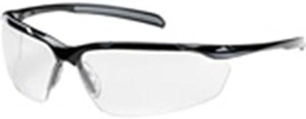 Защитни очила Commander 250-33-0020 без рамки, с лъскави черни рамки, прозрачни лещи и покритие против надраскване / замъгляване