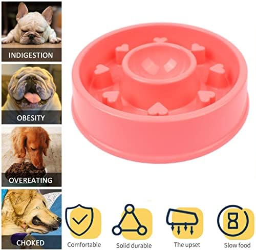 Купички за кучета с бавна сервиране - игри лук със сърца, което предотвратява затлъстяването, аксесоари за домашни кучета