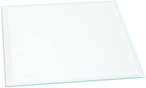 Прозрачно стъкло с наклонена повърхност Plymor Square 3 мм, 5 см x 5 инча (опаковка от 12 броя)