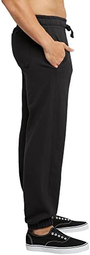 Мъжки спортни панталони за джогинг Hanes Originals, Плътни флисовые Джоггеры за бягане с джобове, дължина по вътрешния шев 30 инча