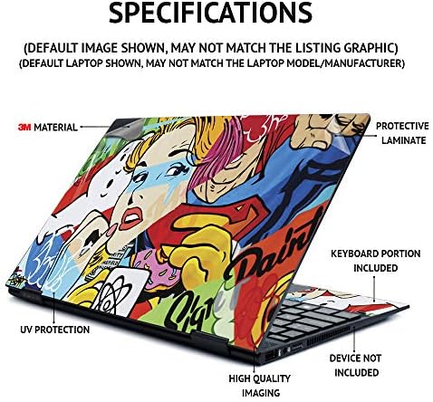Корица MIGHTY SKINS е Съвместима с Lenovo IdeaPad Flex 3 Chromebook 2-в-1 11,6 (2021) - Rainbow Zoom | Защитно, здрава и уникална корица с винил стикер | Лесно се нанася | Произведено в САЩ