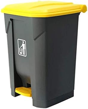 Кофи за Боклук WXXGY За преработка на отпадъци в закрито на открито с Капак Тип Педала на Кошчето за боклук Търговски Център