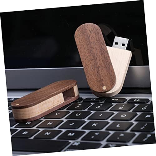 Mobestech USB Устройство Pendrive Creative Rotation Stick Memory Flash Дървена M M USB