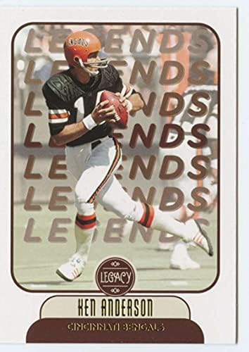 2021 Панини Legacy 124 Кен Андерсън Cincinnati Bengals Легенди Официалната търговска картичка футбол NFL в суров вид (NM или