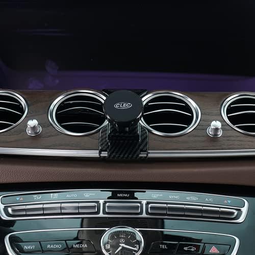 Кола за телефон KUCOK с магнитно затваряне Подходящи за Mercedes Benz E-Class 2017-2023, Специално Подбран Кола за мобилния си телефон, за арматурното табло, Регулируемо на 360 ° Motor в