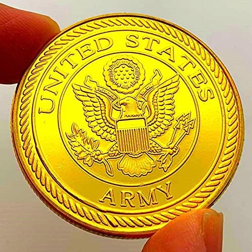 101-аз съм Въздух-Въздушна Дивизия на Съединените Щати Сувенирни Монети Златна Възпоменателна Монета Военни Фенове са подбрани Монета