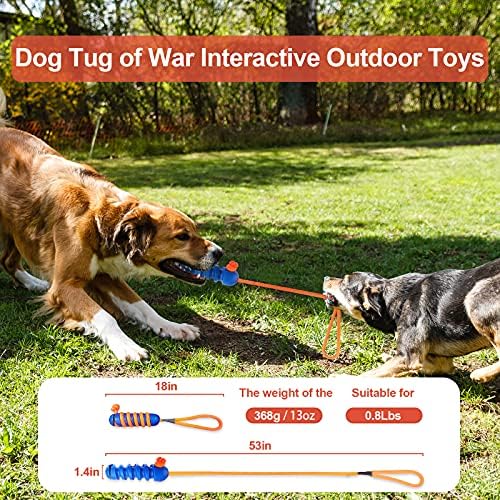 Apasiri Твърди Въжени Играчки за кучета от едри породи, Трайни Големи Гумени Играчки за кучета от Средните породи, Играчки за дъвчене за