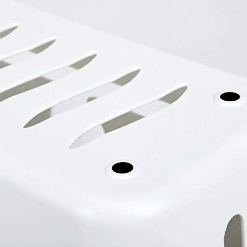 Anncus Кутия За съхранение на Електрически Кабели Хол Тенис на Щепсела на Зарядното Устройство Органайзер ABS Контейнер за захранващия кабел - (Цвят: Сива кутия С бяла к