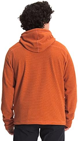 Мъжки Текстурирани hoody с качулка The NORTH FACE с цип Cap Rock¼, цвят на Изгаряне на охра, X-Large