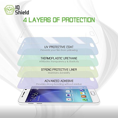Защитно фолио за екрана IQ Shield, която е Съвместима с прозрачна Антипузырьковой филм Huawei Капитан 9 LiquidSkin