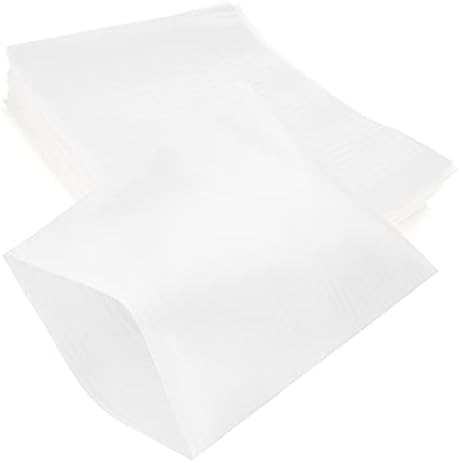 EXCEART 100шт Бели Пликове Бели Пакети Бяла Амбалажна хартия Полистирен пакети за Очила Пенопластовый пакет за съдове Бял