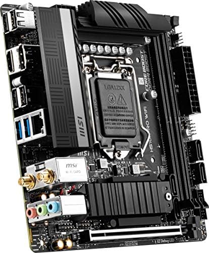 Дънна платка MSI H510I PRO WiFi ProSeries (Mini-ITX, Intel Core 11-10-то поколение, конектор LGA 1200, DDR4, PCIe 4, слот M. 2,