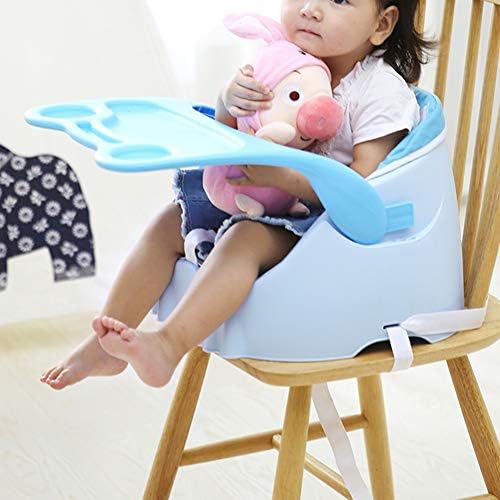ZHAOYONGLI Детски столчета за хранене, маса за Хранене Столове Сгъваеми Обикновен Колан Преносим със седалка, Творчески Трайни Трайни (Цвят: