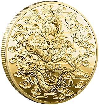 SsangYong Възпоменателна Монета Златен Дракон Нафу Икона Монета, Медал Реплика Колекция От Ръчно Изработени Сувенири, Украса