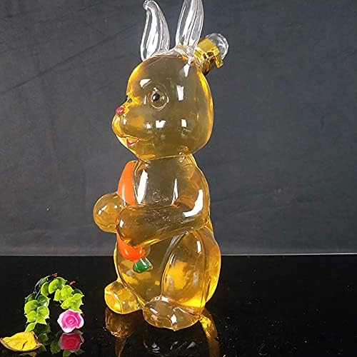 Гарафа Зодиака rabbit decanter -гарафа за уиски във формата на животно с обем 1000 ml със запушалка, кристални изделия без съдържание