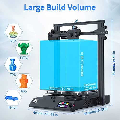 3D принтер Bigtree BIQU SE Plus и Вътрешен Черен Комплект конци PLA - 3D-Печат FDM-комплект с конци