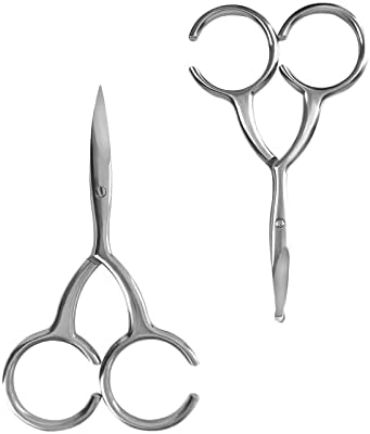 Висококачествени Извити Ножици за коса в носа за мъже/жени - нокторезачки за Кожичките на ноктите, Комплект ножици за оформяне
