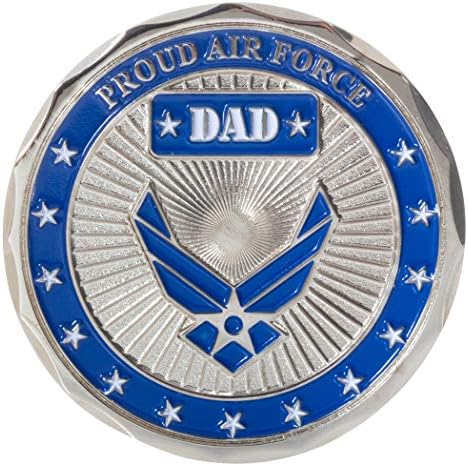 Татко Военно-въздушните сили на Съединените Щати Горд родител на монетата Предизвикателство пилот